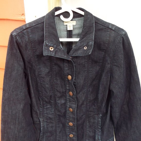 Coldwater Creek Dark Wash Denim Jean Jacket (EUC) - Picture 15 of 16